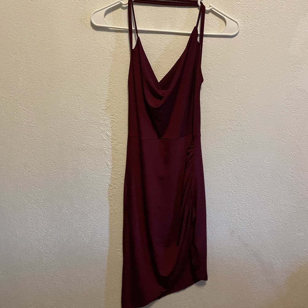 Charlotte Russe size XS BURGUNDY DRESS